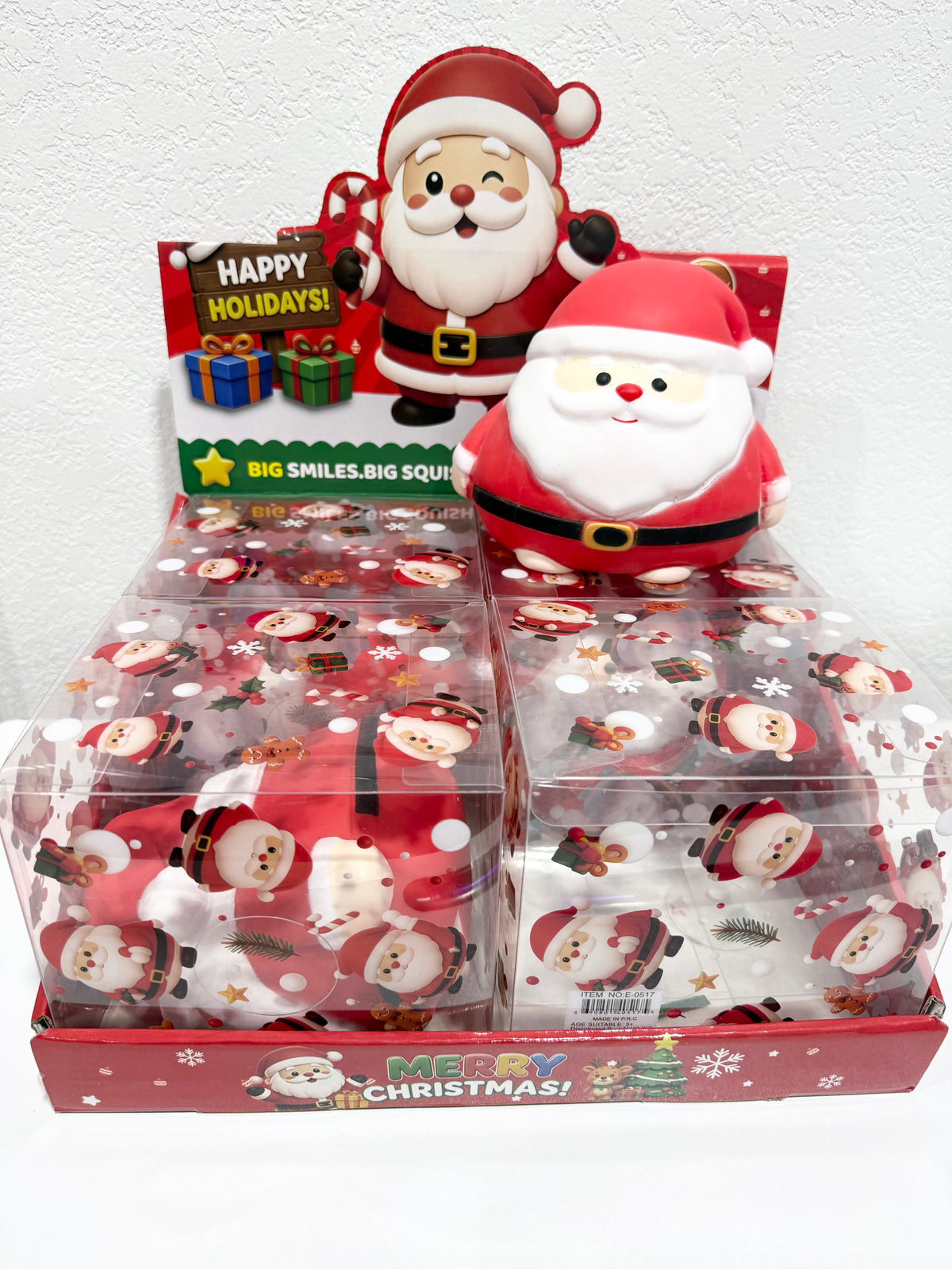 Large Christmas Santa Squishy