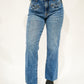Kelsey High RIse Ankle Flare - Excitement - Southern Belle Boutique