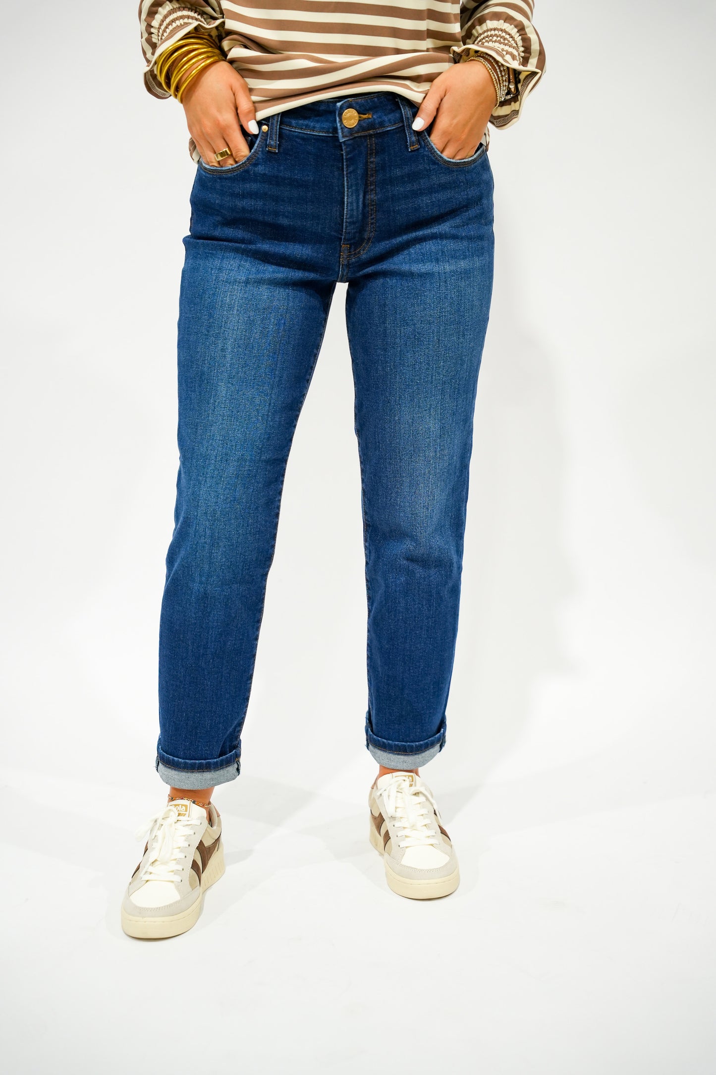 Reese High Rise Ankle Straight Leg Jeans - Attain