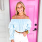Saltwater Cropped Top - Southern Belle Boutique