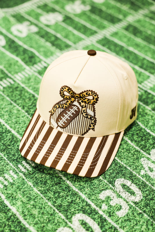 Football Stripe Trucker Hat