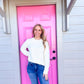 Bennett Sweater - Off White - Southern Belle Boutique