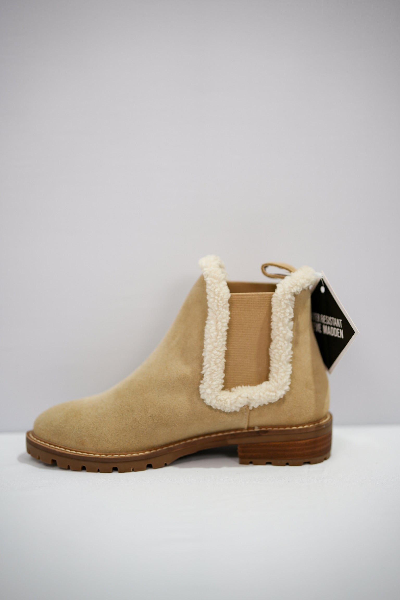 Leopold Tan Suede Booties - Southern Belle Boutique