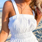 White Mini Tank Dress - Southern Belle Boutique