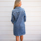 Anika Denim Dress - Medium Wash