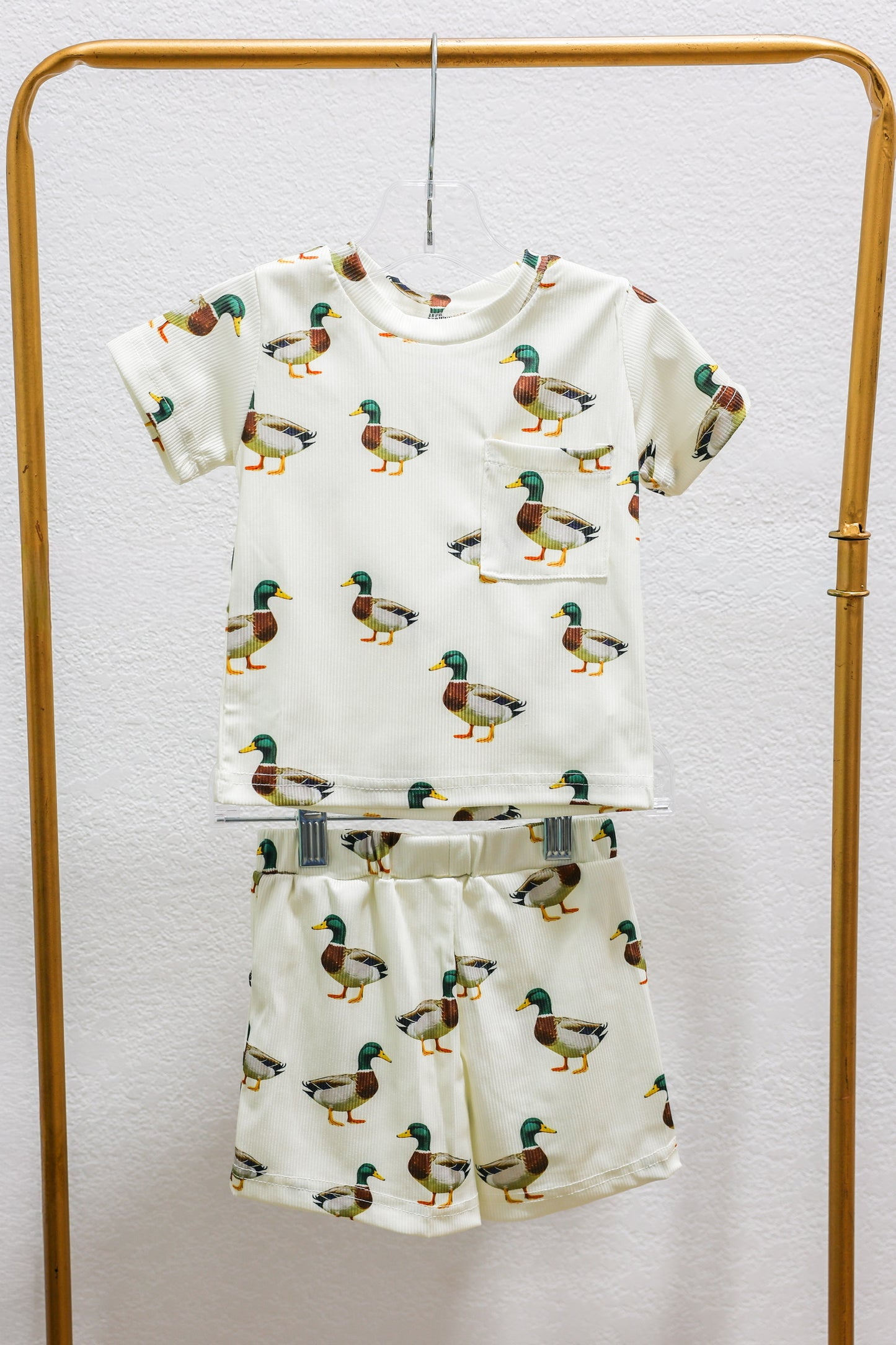 Duck Prink Short Set - Southern Belle Boutique
