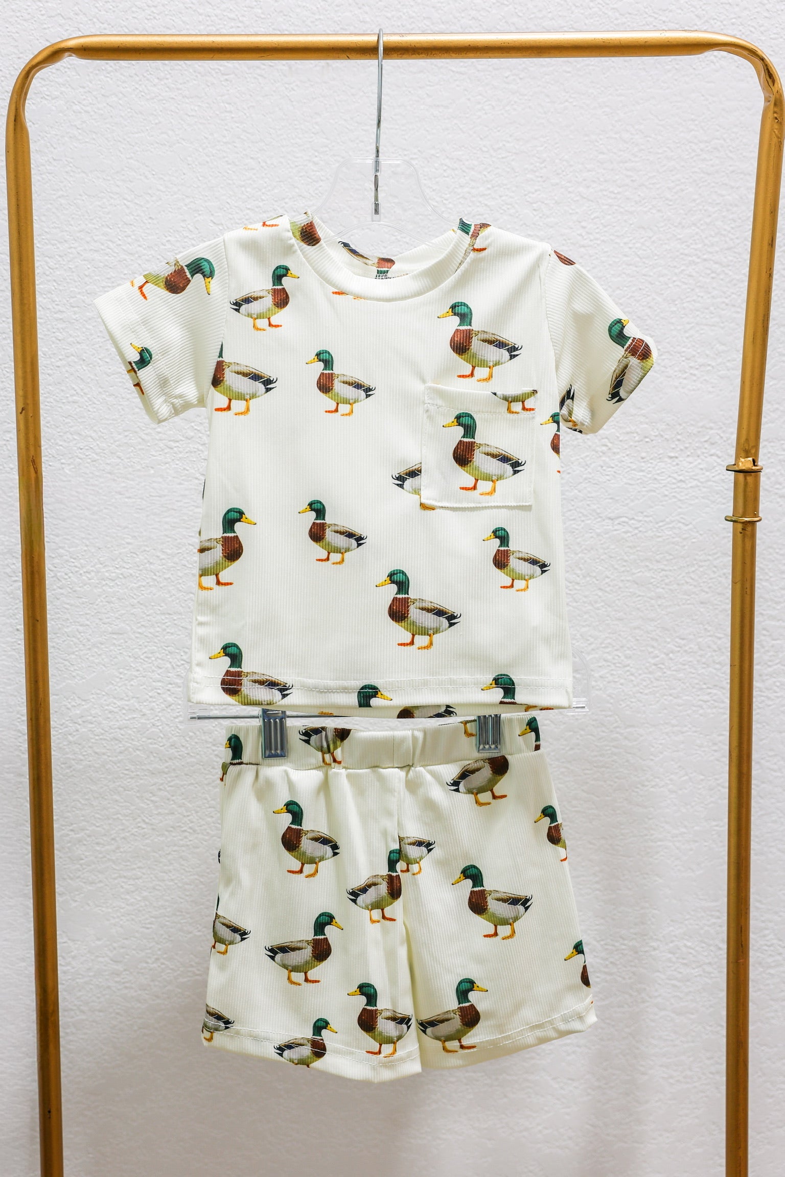 Duck Prink Short Set - Southern Belle Boutique