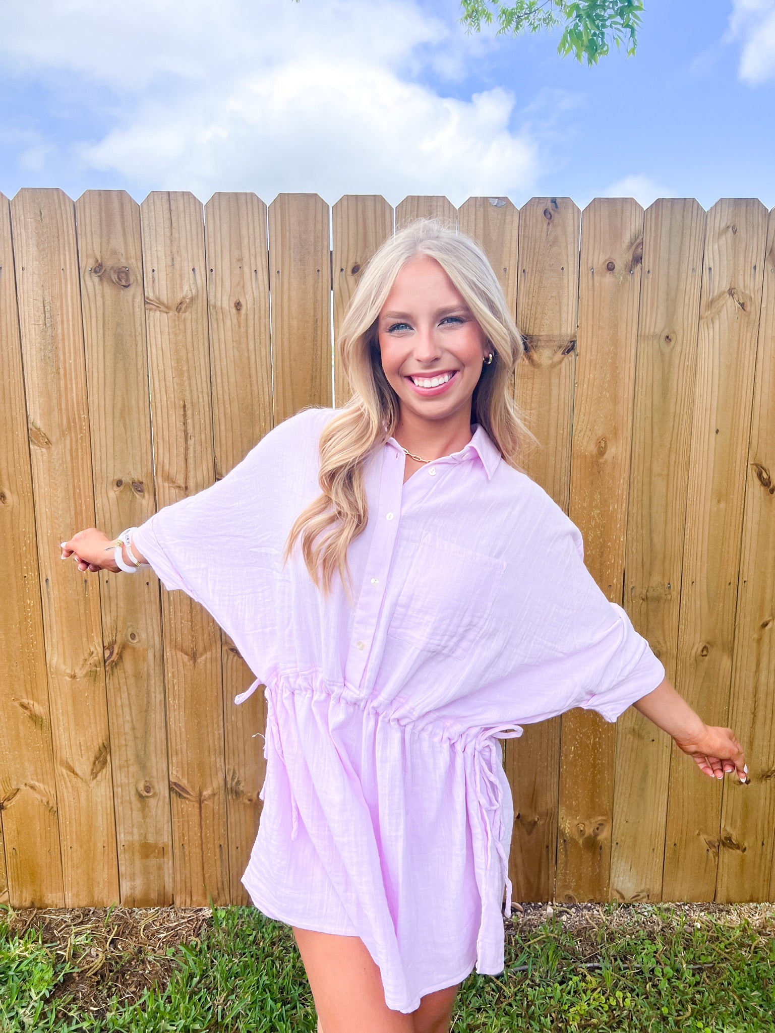 Reign Lilac Tunic Dress - Southern Belle Boutique