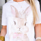 Bunny W/Crown Bling Tee - Southern Belle Boutique