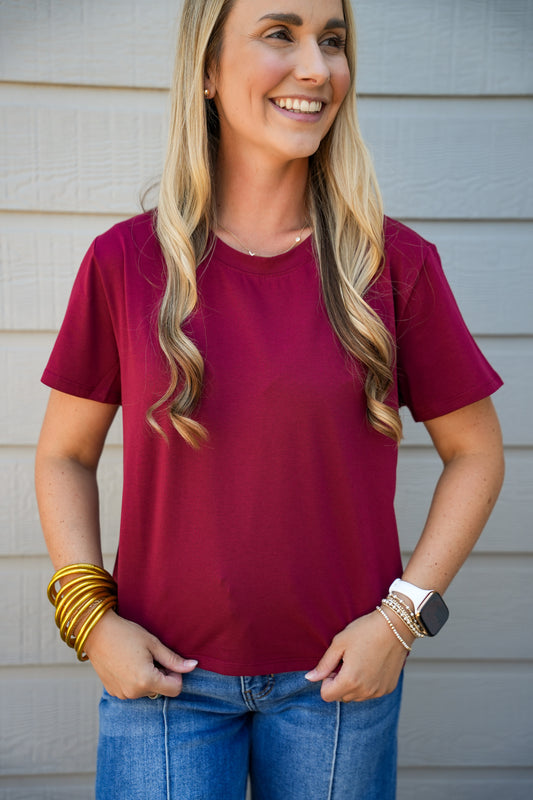 Shyama Tee - Bordeaux