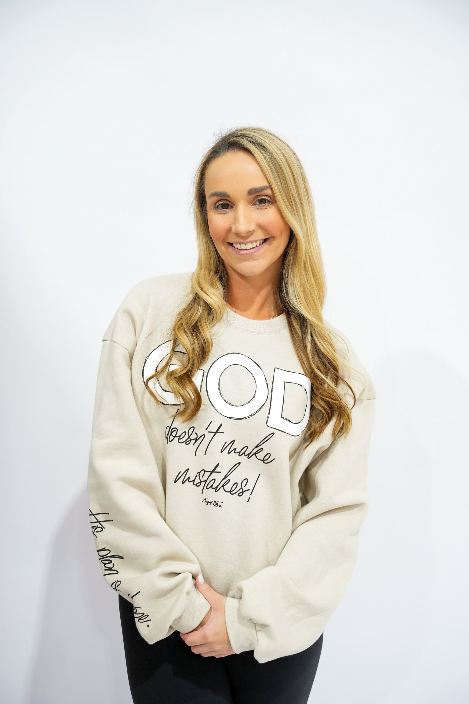 God Doesn't Make Mistakes Sweatshirt - Southern Belle Boutique