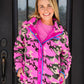 Brianna Cannon Pink Camo Pile Fleece Jacket - Southern Belle Boutique