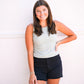Cleo Top - Heather Grey - Southern Belle Boutique