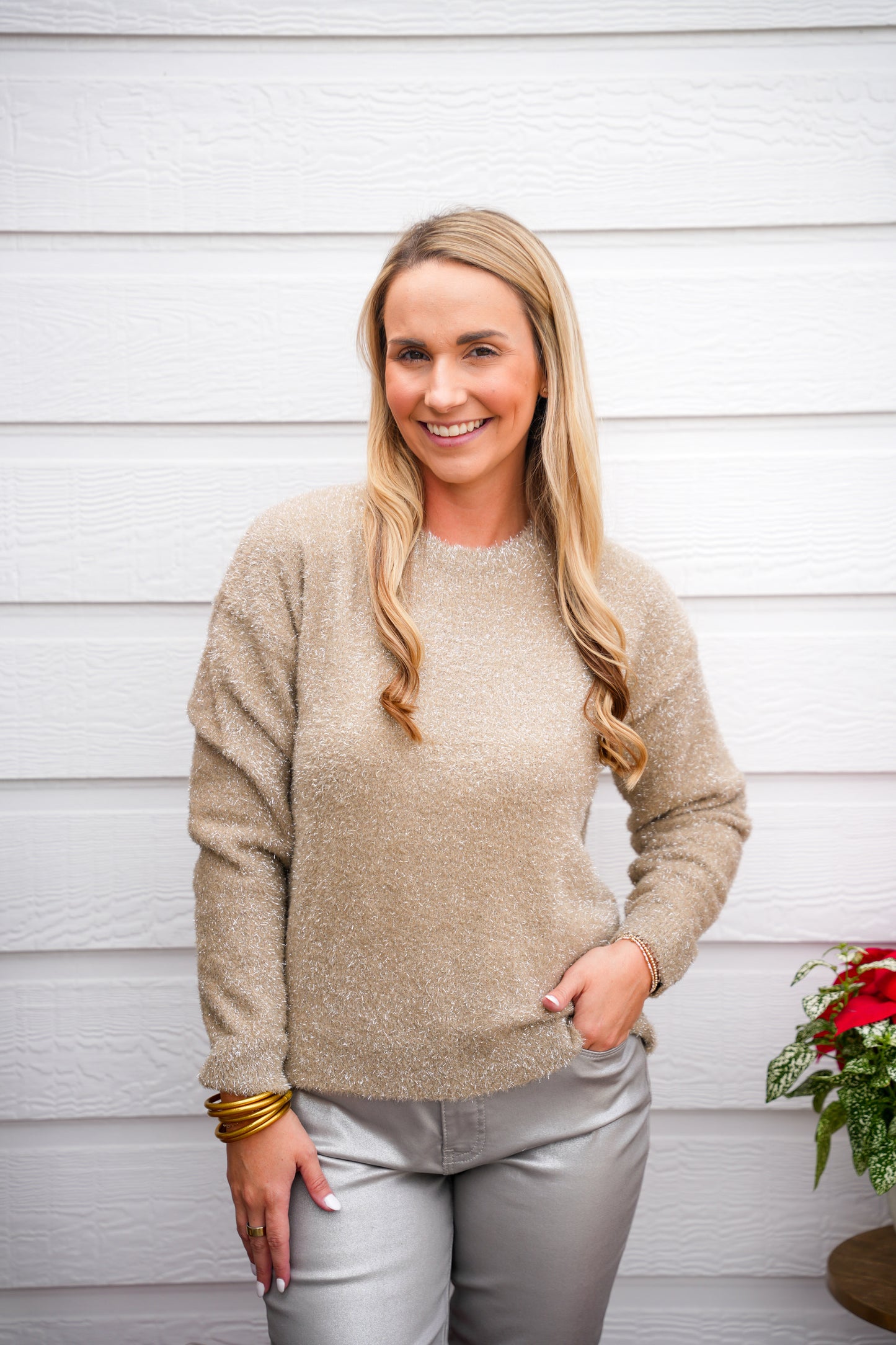 Jaylani Sweater - Champagne