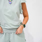 Layla Top - Aquamarine - Southern Belle Boutique