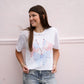 Red White Bow Tee