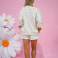 Ivory Floral Short Set - Southern Belle Boutique