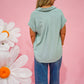Sage Linen Top - Southern Belle Boutique