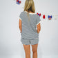 Navy Striped Knit Top - Southern Belle Boutique
