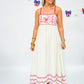 Red Floral Midi Dress - Southern Belle Boutique