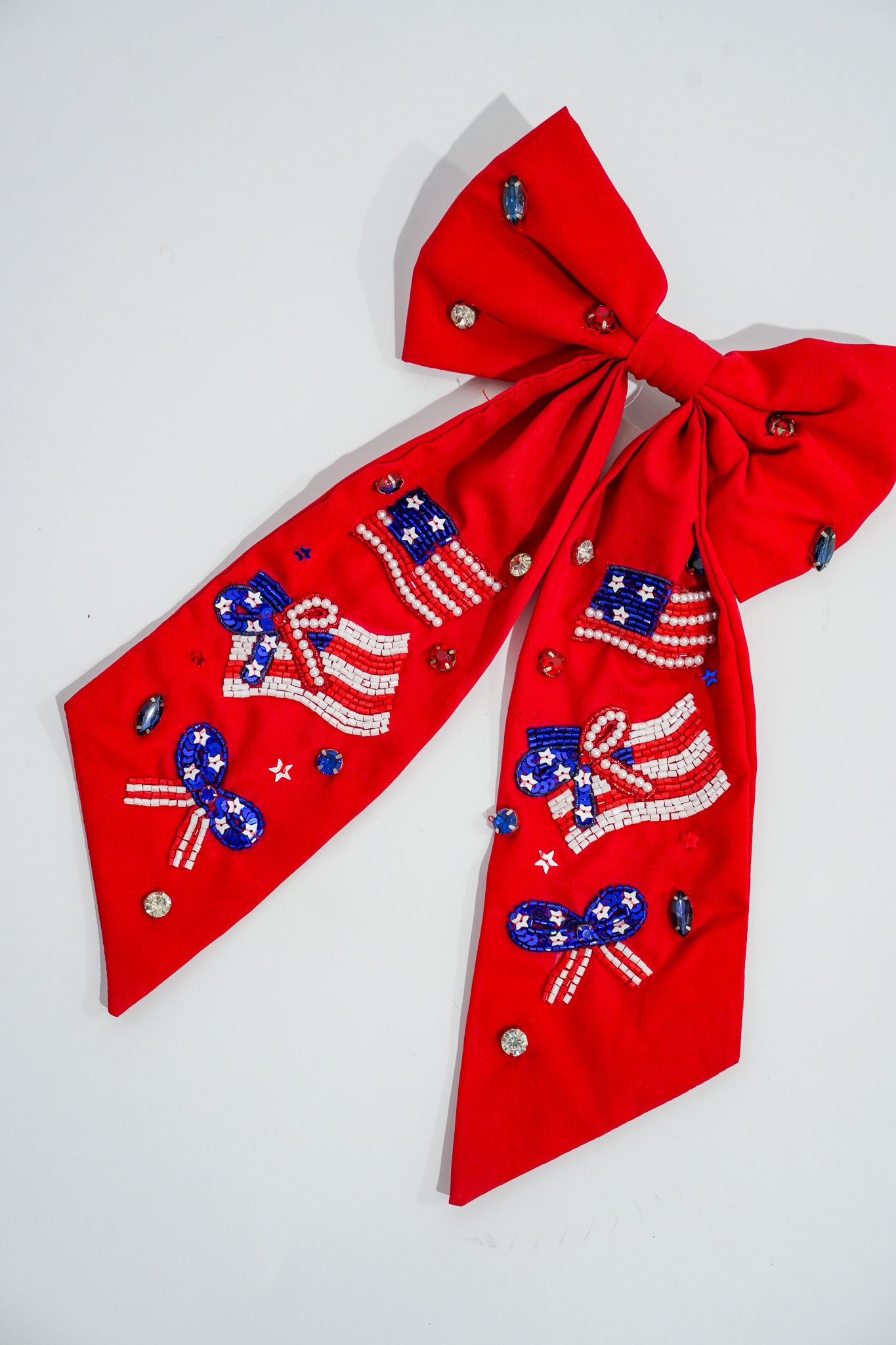 Hair Bow - USA Beads - Southern Belle Boutique