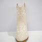 Calico Embroidered Boot - Ivory