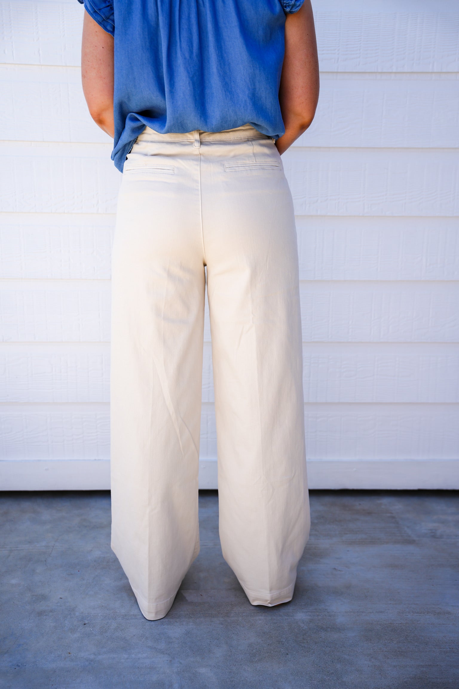Bristol Pant - Alabaster - Southern Belle Boutique