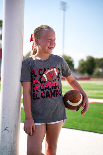El Campo Ricebird Football Youth Tee - Southern Belle Boutique