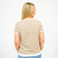 Taupe Layered Knit Top - Southern Belle Boutique