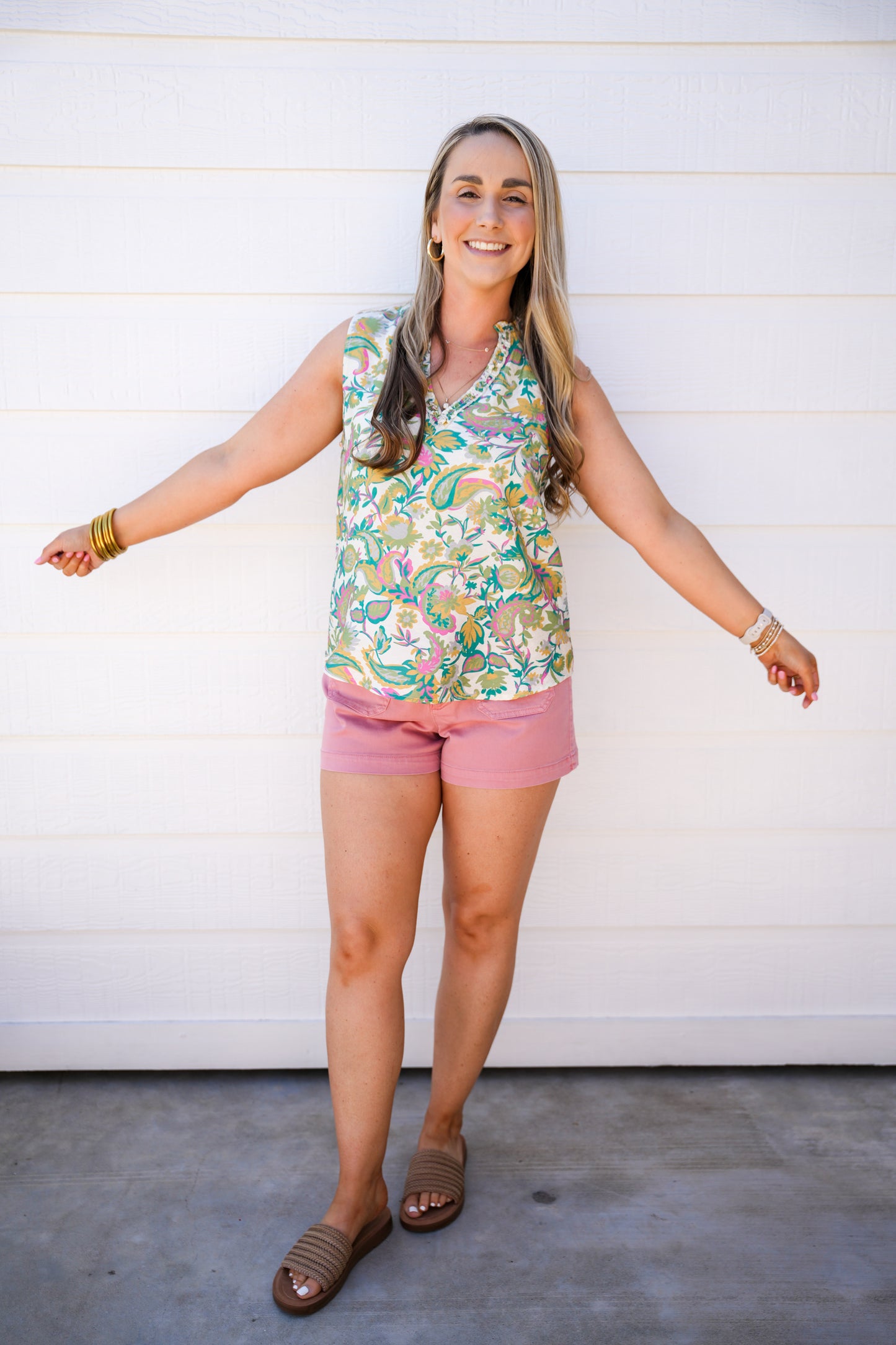 Carlisle Short - Soft Cherry - Southern Belle Boutique
