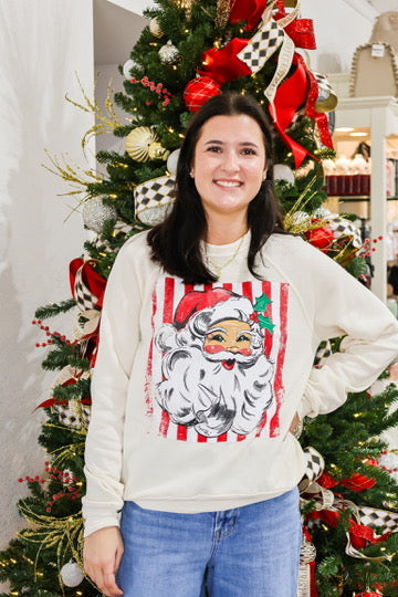 Jolly Santa Christmas Sweatshirt
