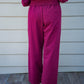 Zahara Sweatpant - Bordeaux