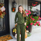 Olive Green Lounge Pant Set