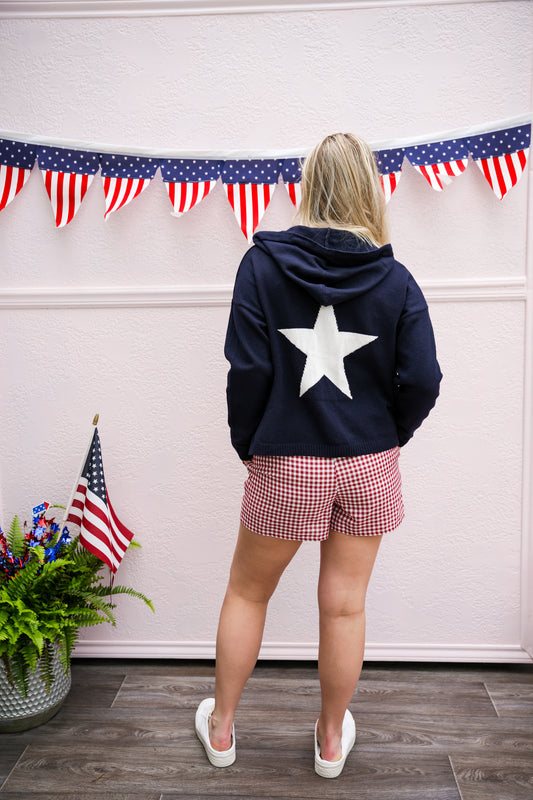 Austin Star Hoodie - Navy