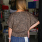Jacquard Knit Top - Mocha - Southern Belle Boutique
