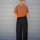 Wide Leg Pants - Black - Southern Belle Boutique