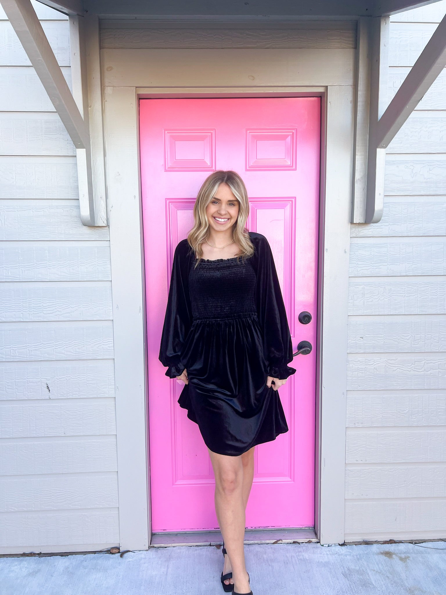 Irena Dress - Black - Southern Belle Boutique
