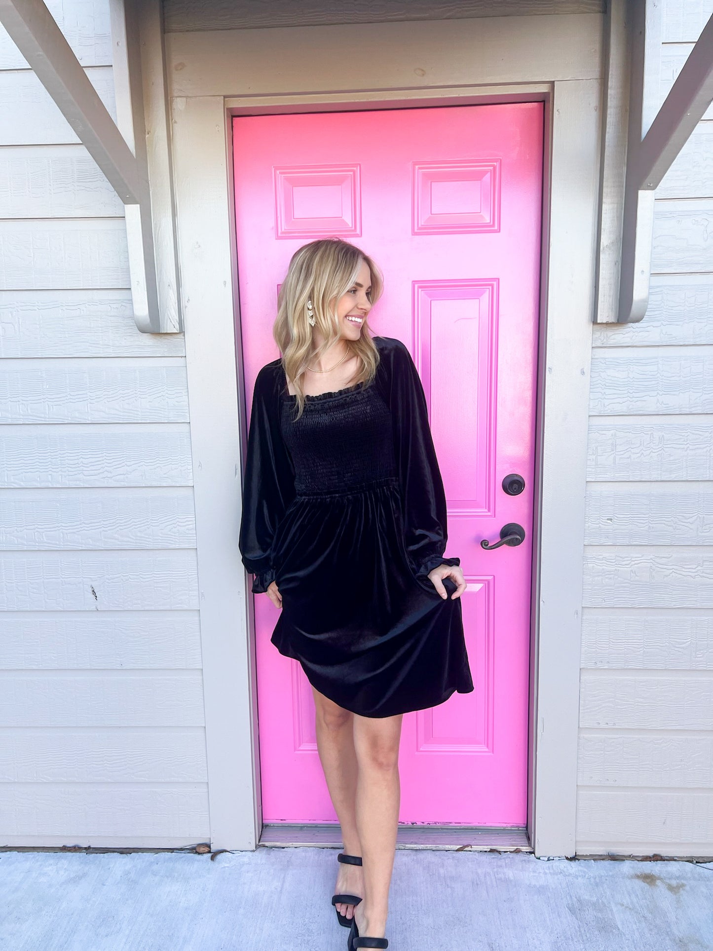 Irena Dress - Black - Southern Belle Boutique