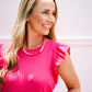 Akiko Rib Top - Pink Paradise - Southern Belle Boutique