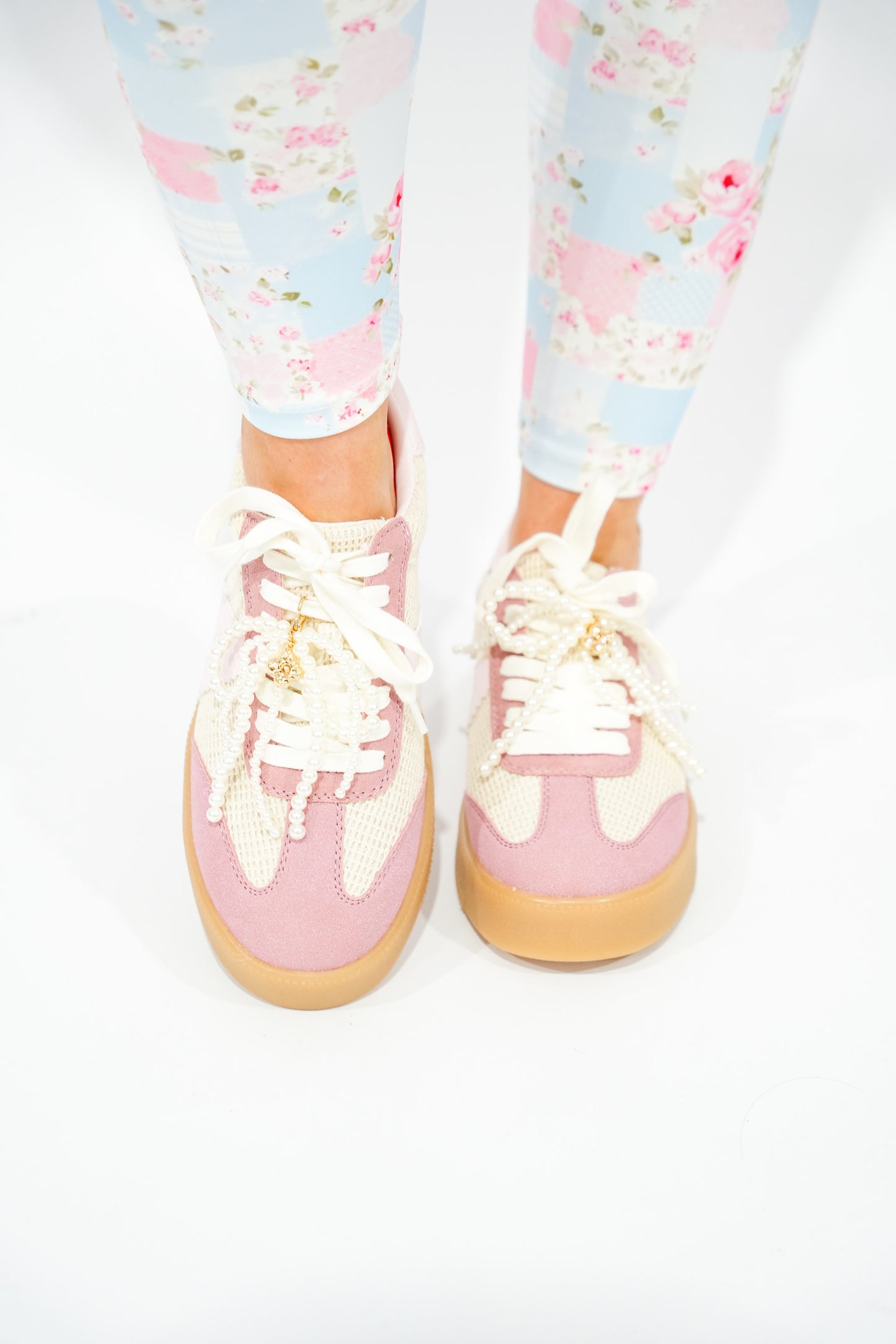 Axel Woven Sneaker - Pink - Southern Belle Boutique