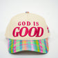 God is Good Plaid Trucker Hat - Southern Belle Boutique