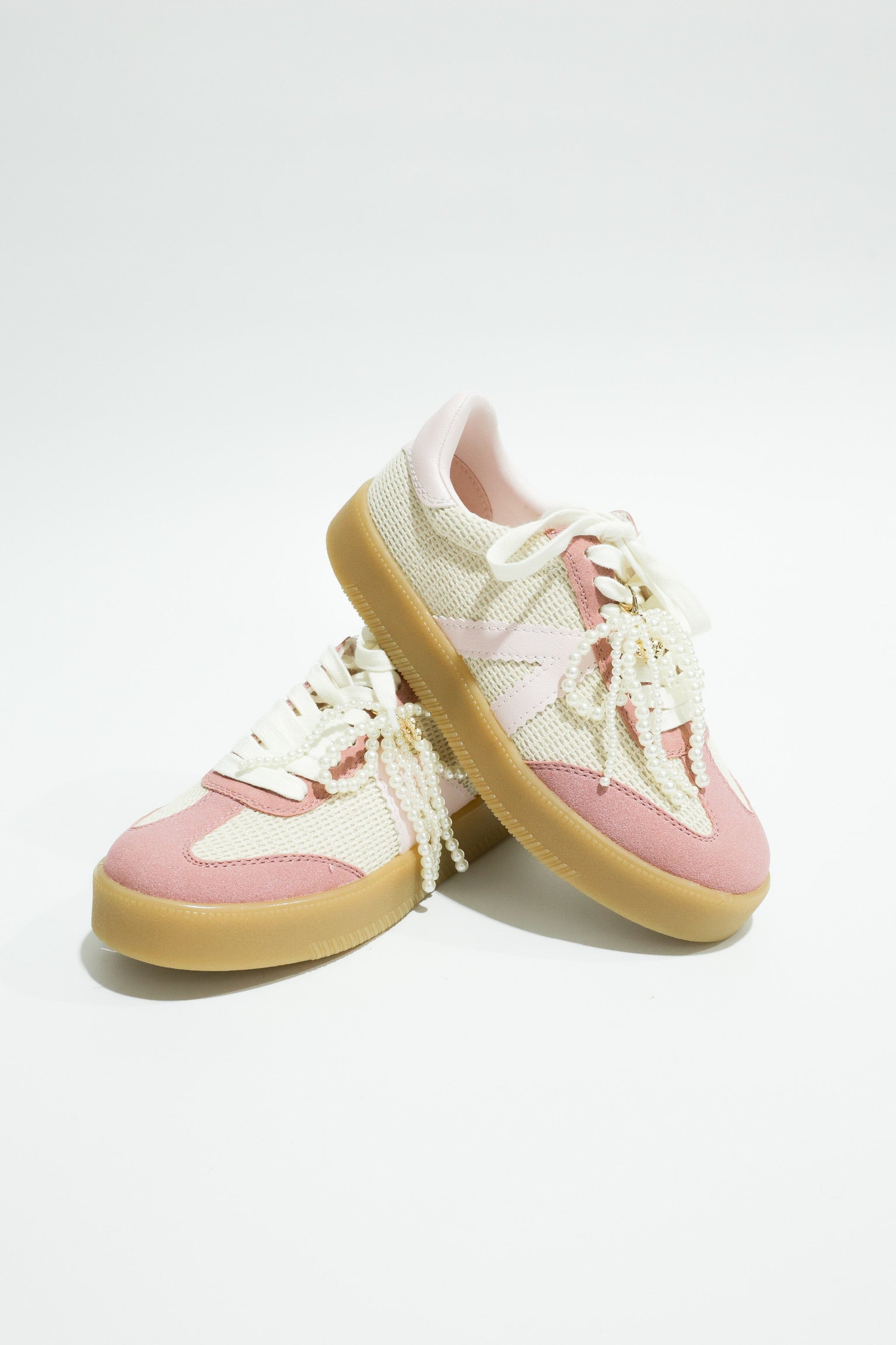Axel Woven Sneaker - Pink - Southern Belle Boutique