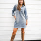 Anika Denim Dress - Medium Wash