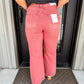 Super High Rise 90's Vintage Crop Flare Jeans - Russet Brown