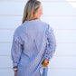 Black Striped Button Down Shirt