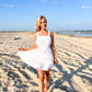 White Mini Tank Dress - Southern Belle Boutique