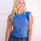 North Top - Galaxy Blue - Southern Belle Boutique