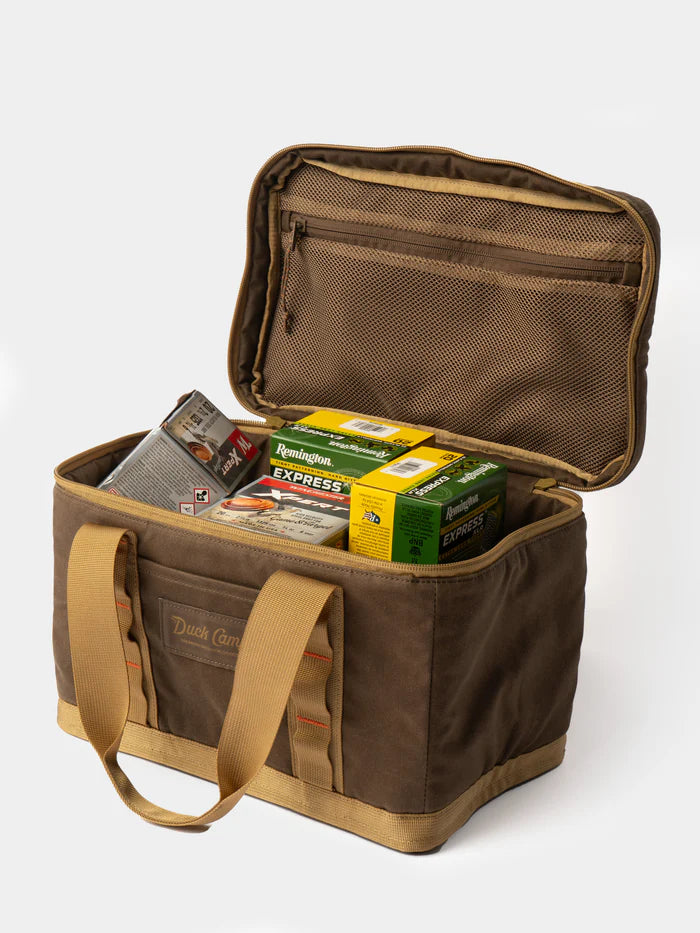 Large Canvas Ammo Tote - Pin Oak/Wheat - Southern Belle Boutique