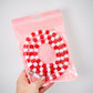 Dual Cable Phone Charger - Pink/Red VDay - Southern Belle Boutique