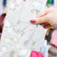 Initial Gold & Pearl Necklace - - Southern Belle Boutique